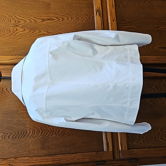 **HOST PICK** DOLCE & GABBANA White Moto Jacket, Coat- XXL - Picture 3 of 4